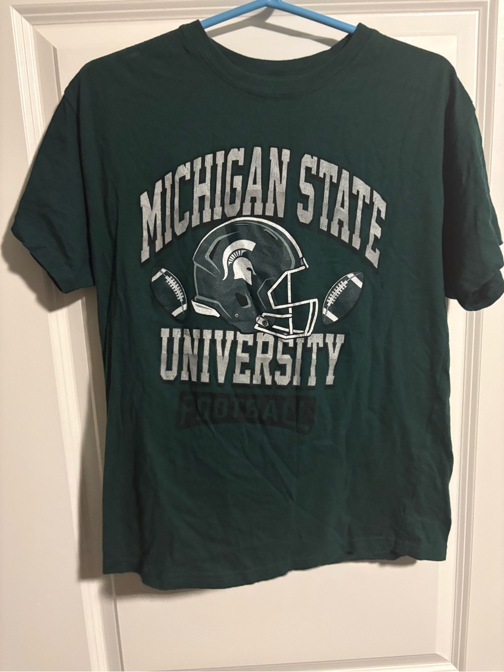 Michigan State University Green Short-Sleeve Logo Tee